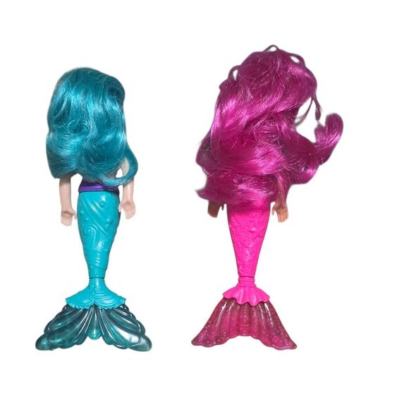 Mermaid Doll Set with Rainbow Tails - Picture 3 of 5